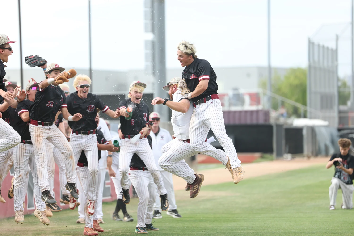 Homerun Celebration with Coach