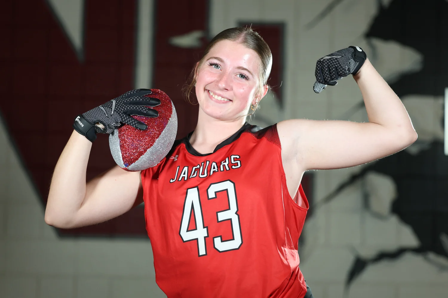 Flexing for the camera on Media Day 2026