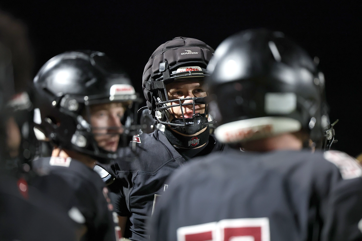 The Jaguar sidelines looking on