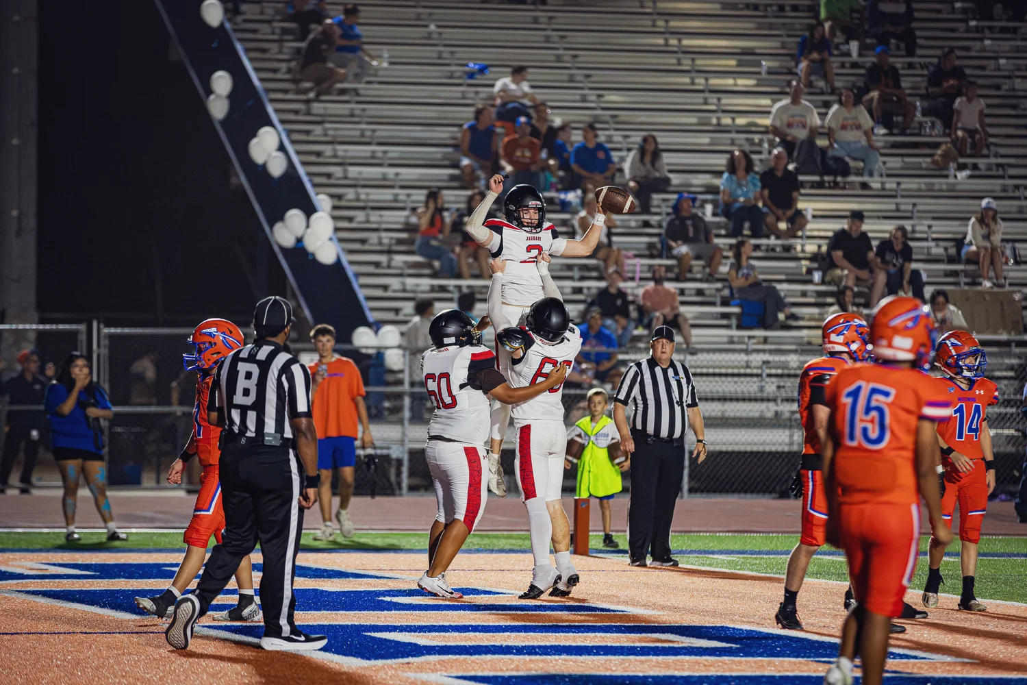 TD celebration for the Ridge